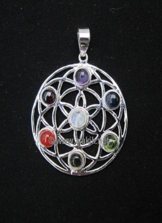 Chakra Metal Pendant